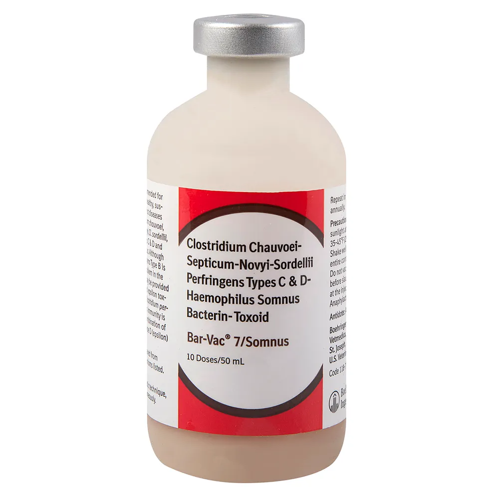 Boehringer Ingelheim Bar-Vac 7/Somnus Cattle Vaccine