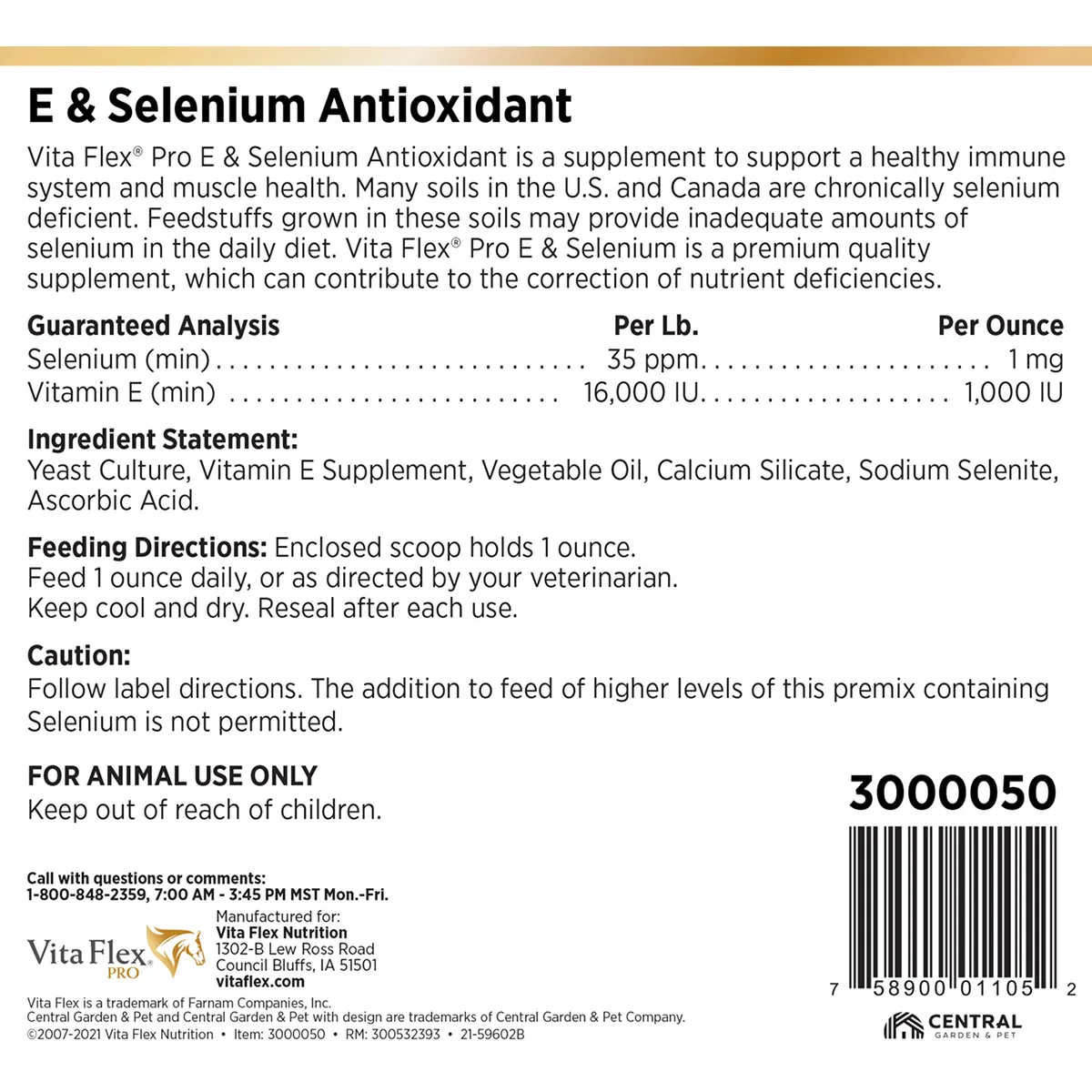 E & Selenium Balanced Essential Antioxidants For Horses - Image 3