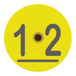 DuFlex Standard Round Numbered Tag