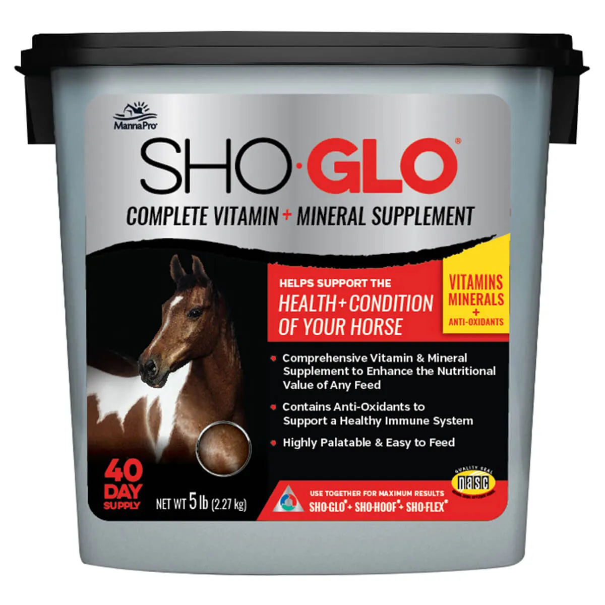 Sho-Glo Complete Vitamin + Mineral Horse Supplement