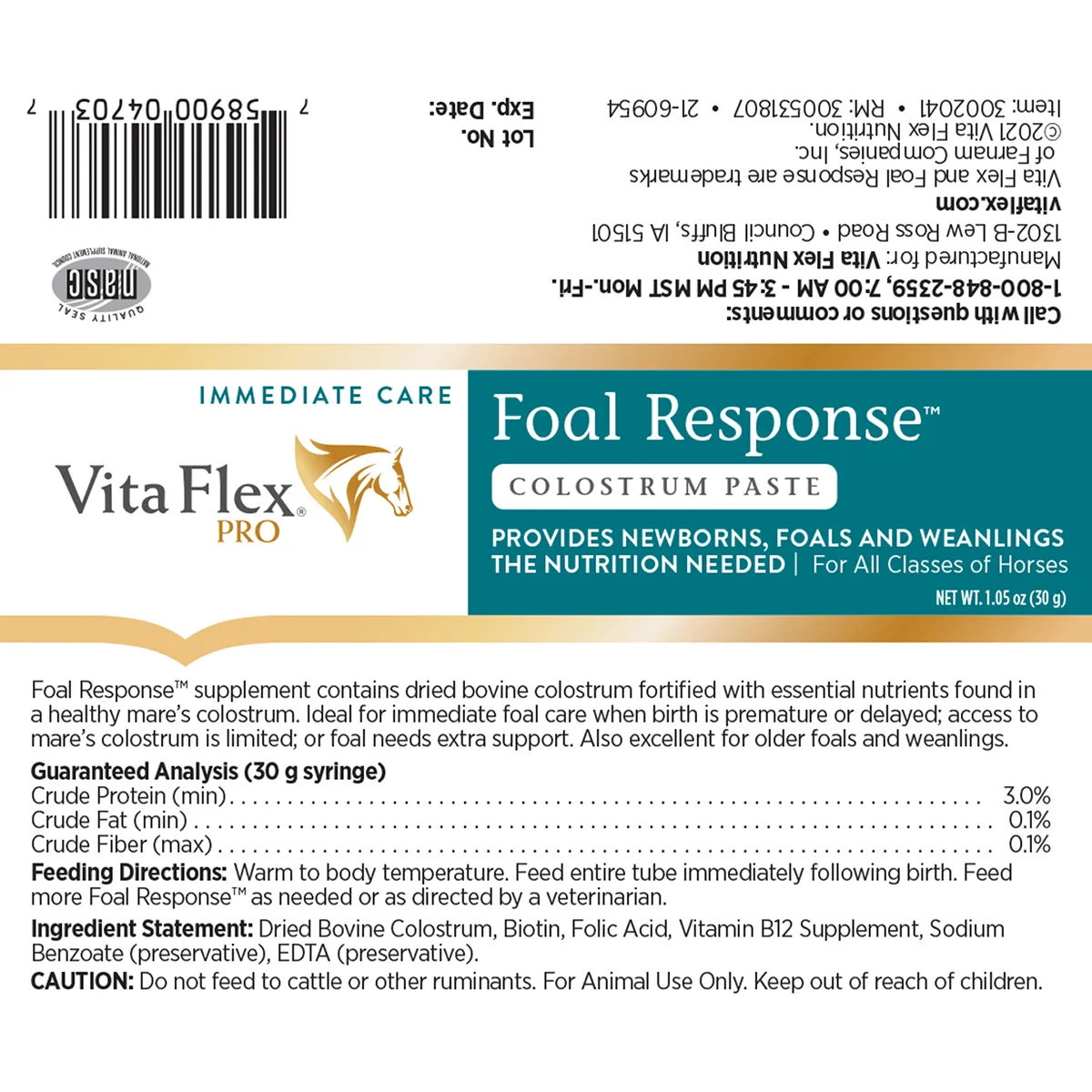Foal Response Colostrum Paste Supplement - Image 2