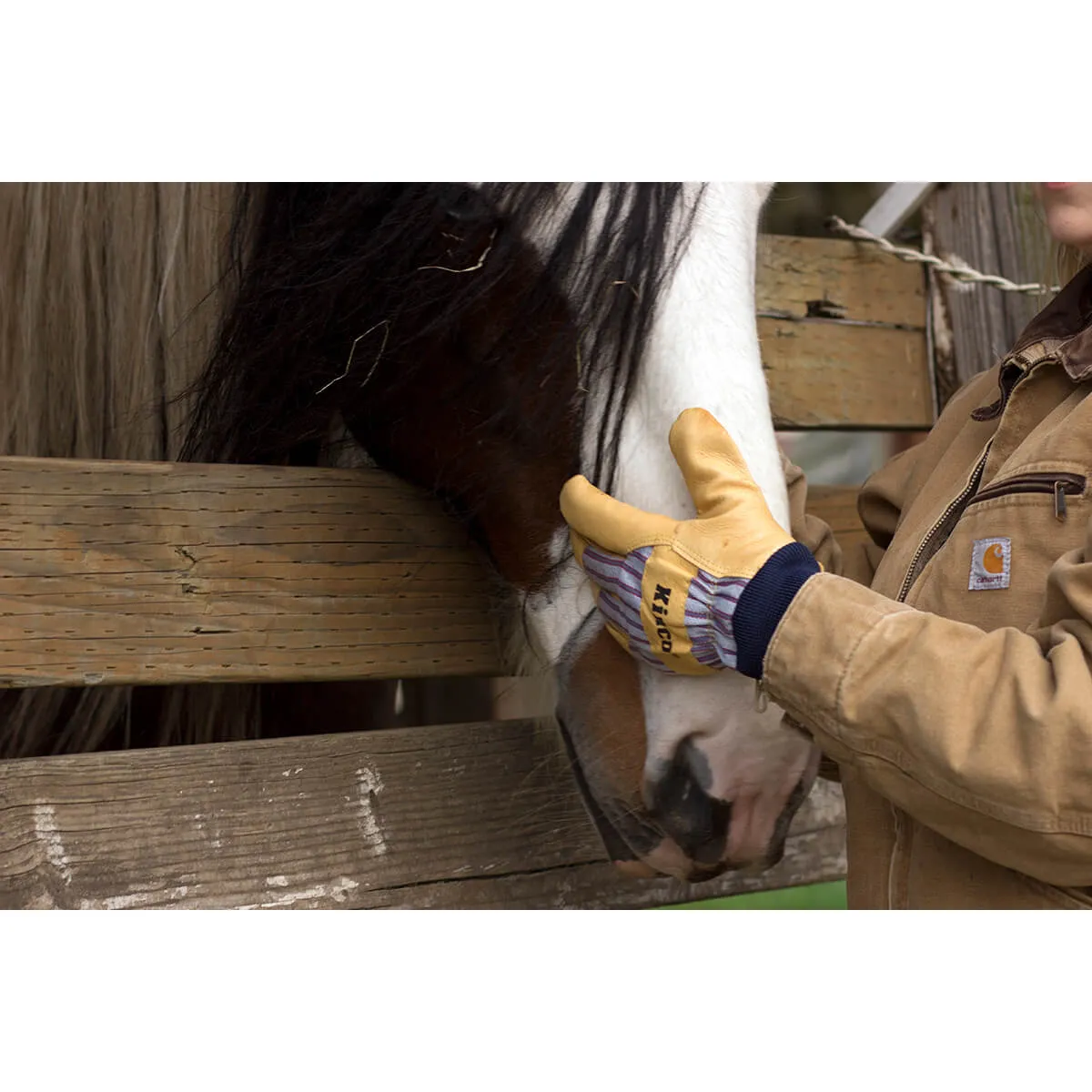 Cold Weather Work Gloves Knit Wrist - Image 3