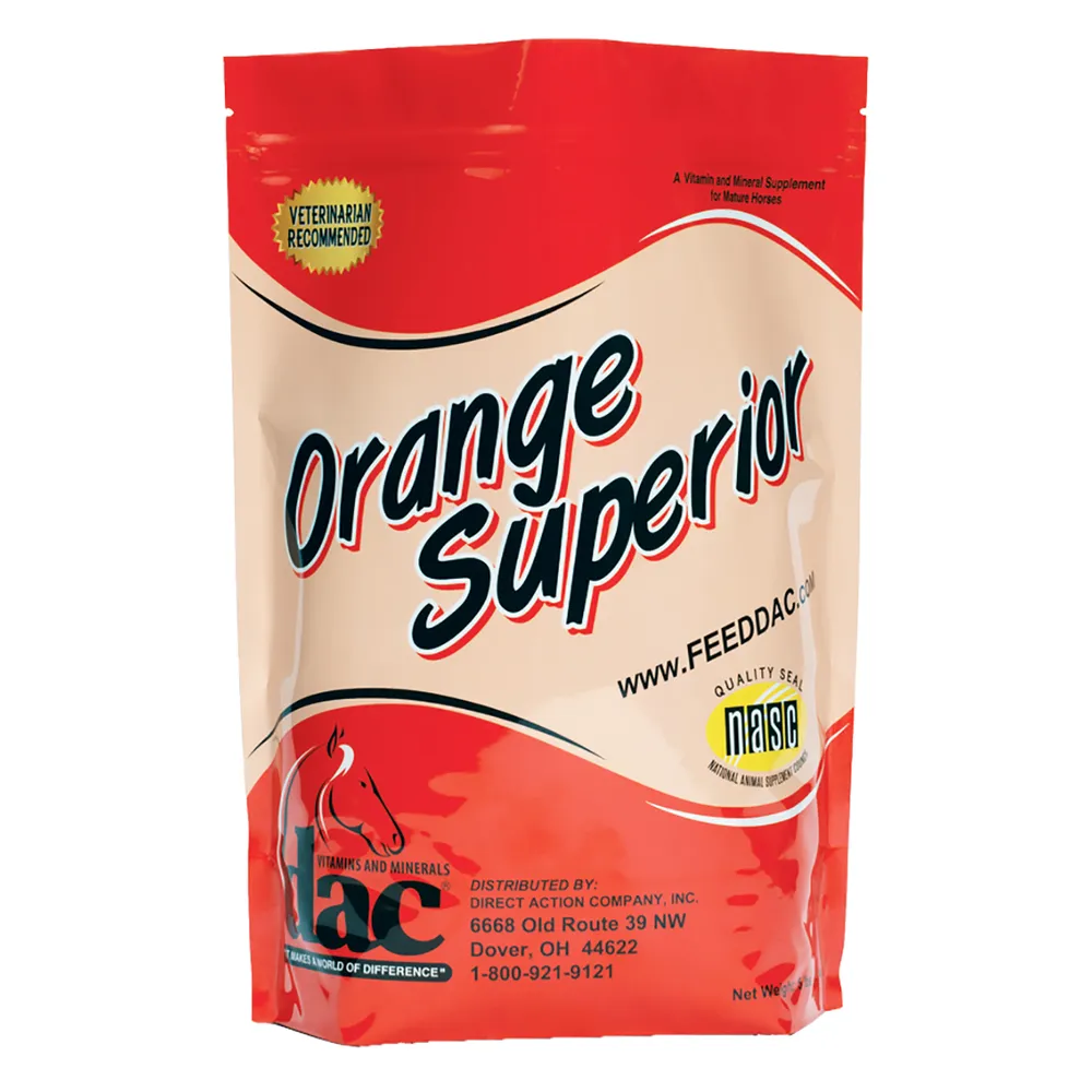 Dac Orange Superior Vitamin And Mineral Supplement For Horses