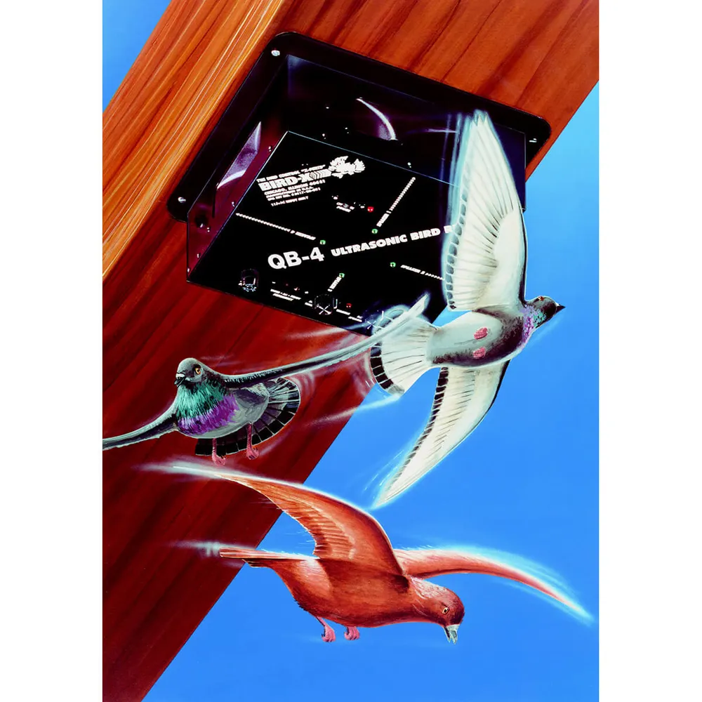Quadblaster QB-4 Electric Ultrasonic Bird Repeller - Image 2