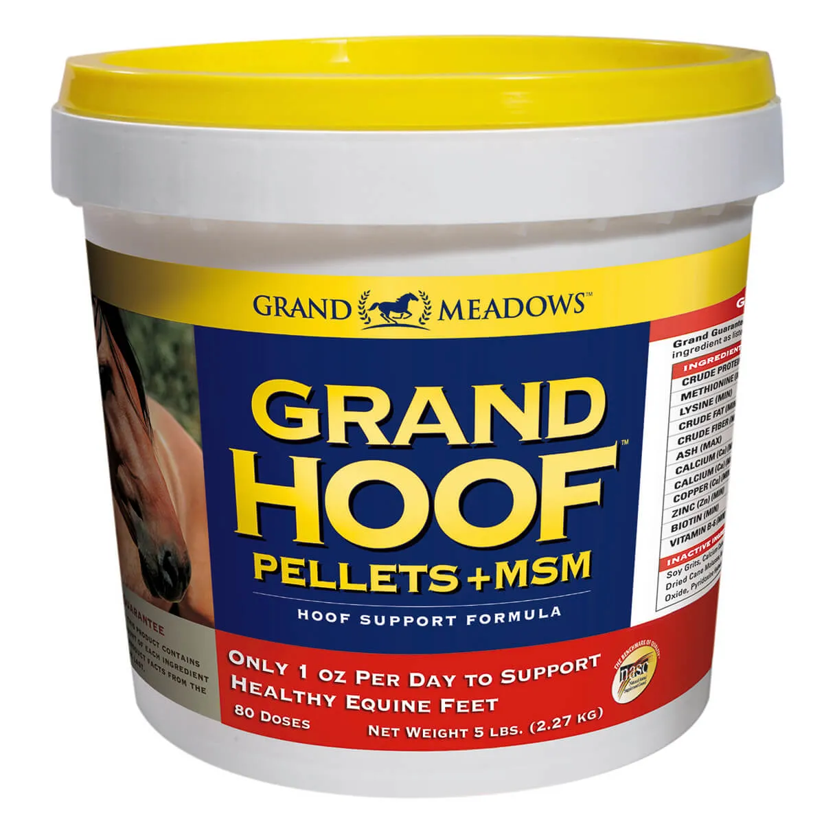 Grand Hoof Pellets+MSM Hoof Support For Horses