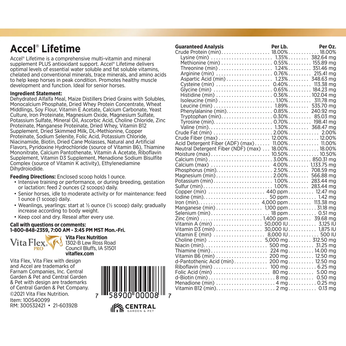 Accel Lifetime Health & Wellness Formula For Horses - Image 3