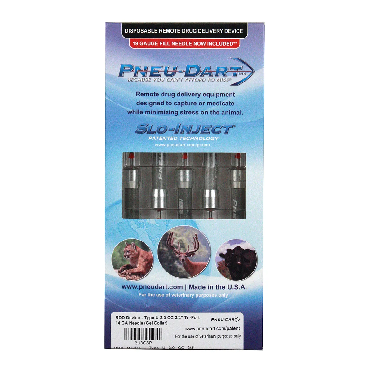 Pneu-Darts Type U Tri-Port - Image 2