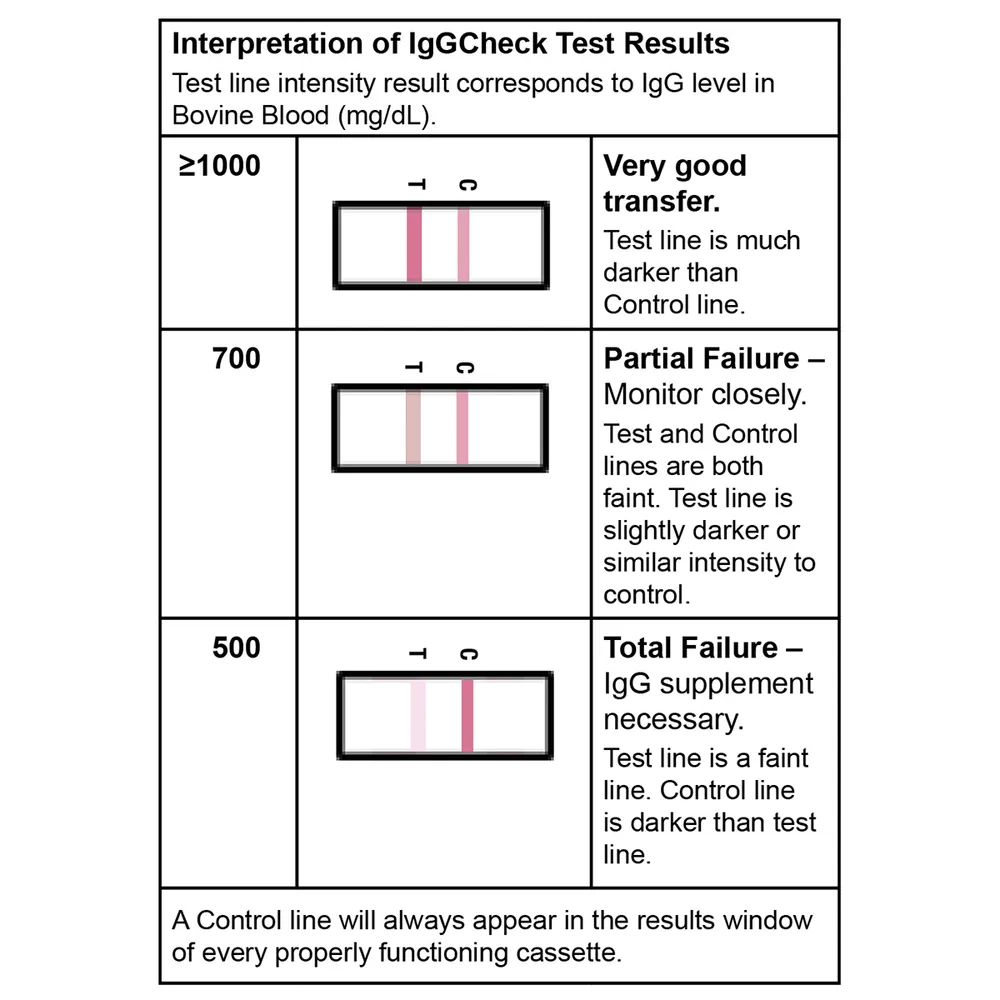IgGCheck Calf Blood Test Kit - Image 3