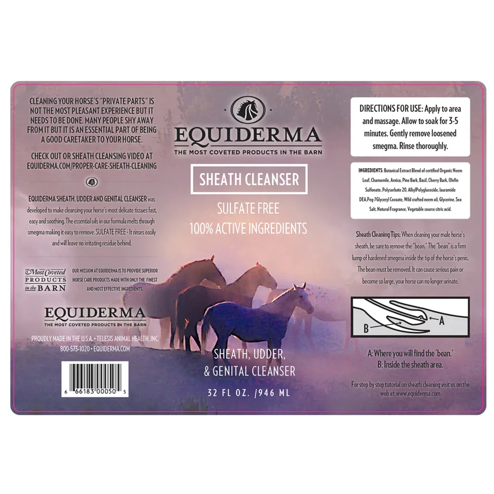 Equiderma Sheath, Udder & Genital Cleanser For Horses - Image 2