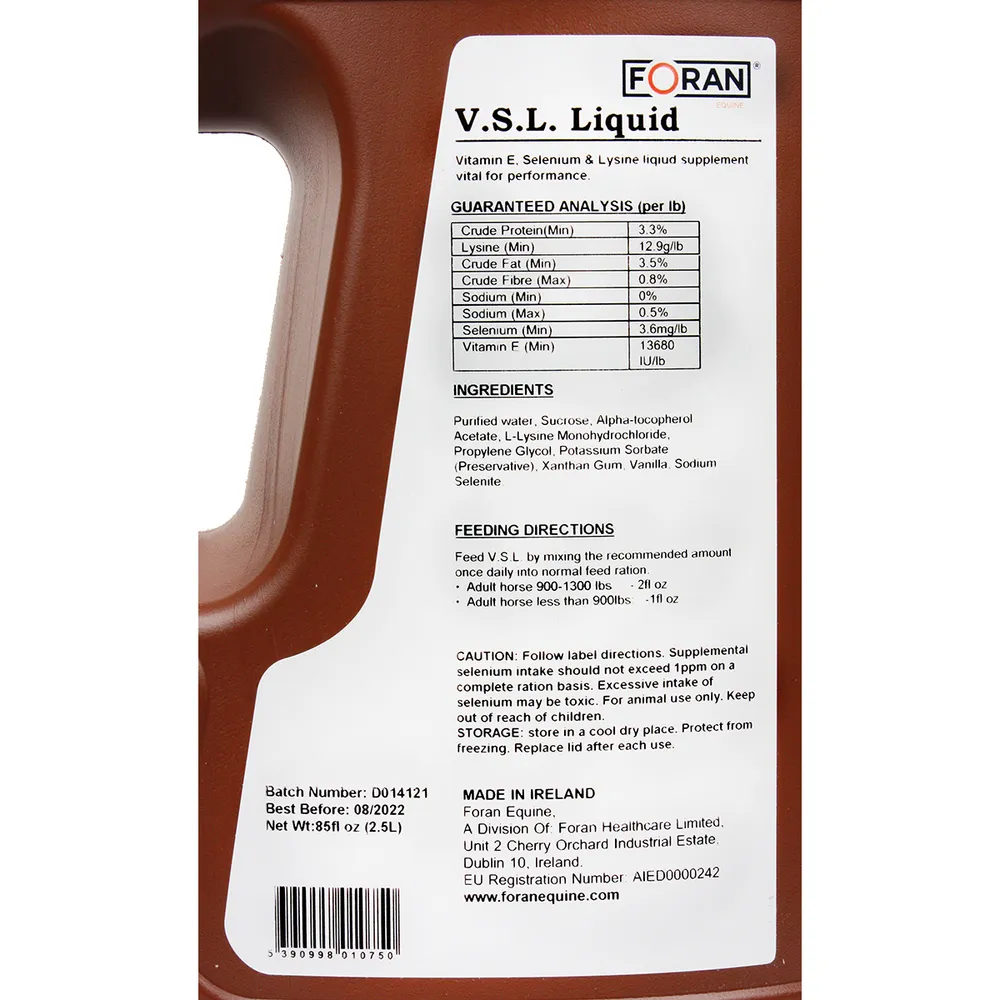 V.S.L. Liquid Horse Supplement - Image 4