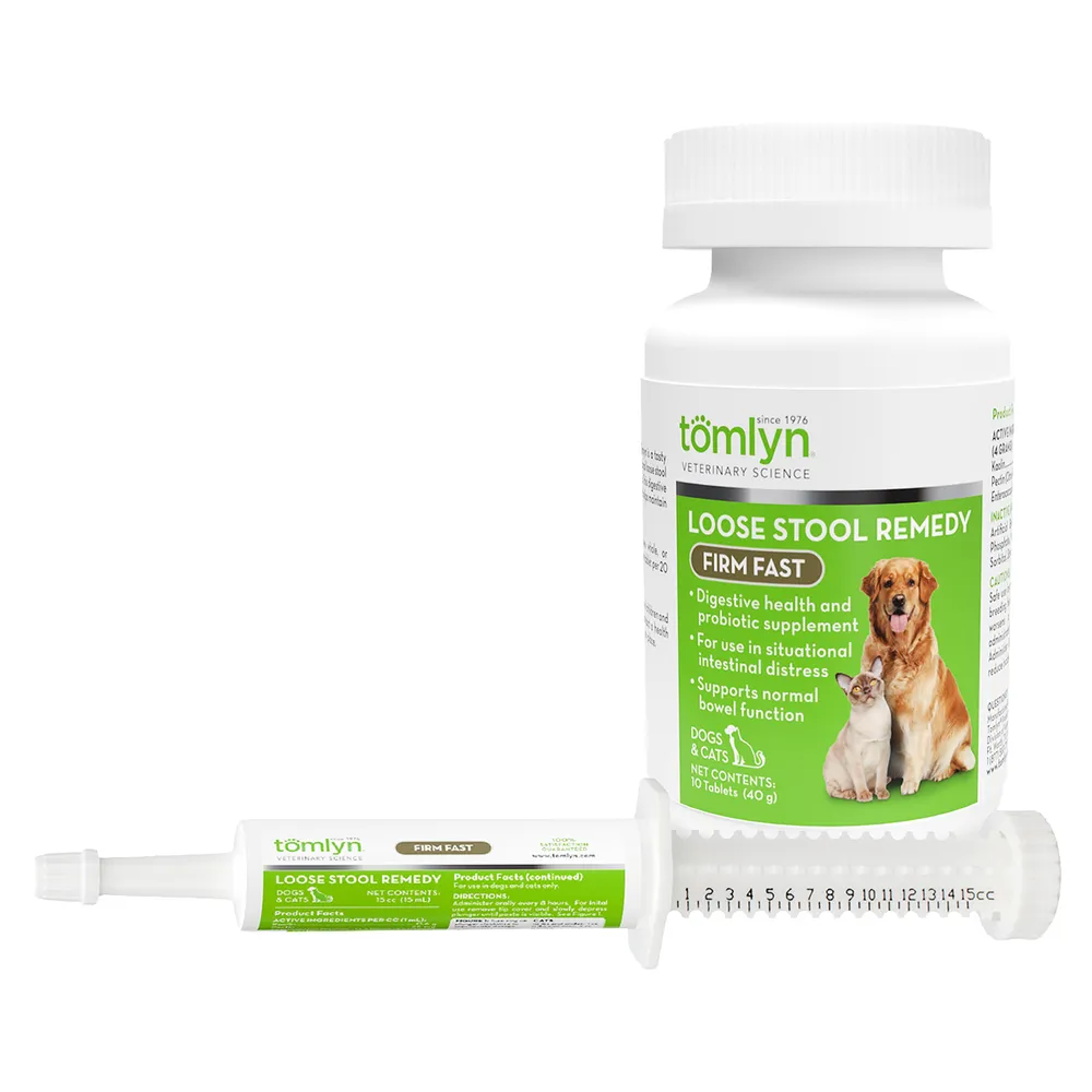 Firm Fast Loose Stool Remedy Supplement For Dogs & Cats
