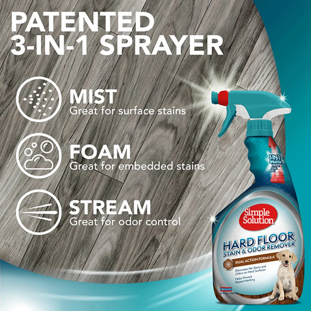 SIMPLE SOLUTION Hard Floor Stain & Odor Remover - Image 2