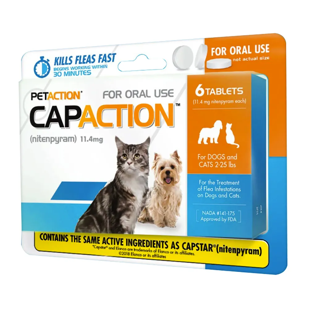 CapAction Flea Protection For Cats And Dogs