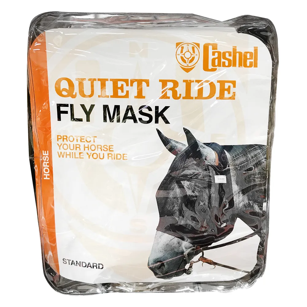 Quiet Ride Standard Nose Pasture Fly Mask Without Ears