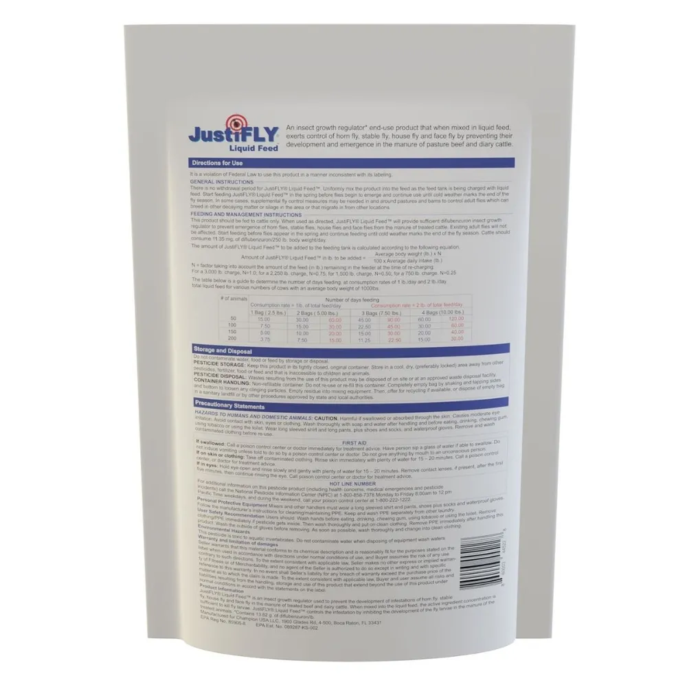 JustiFLY Liquid Feed Additive For Cattle - Image 4