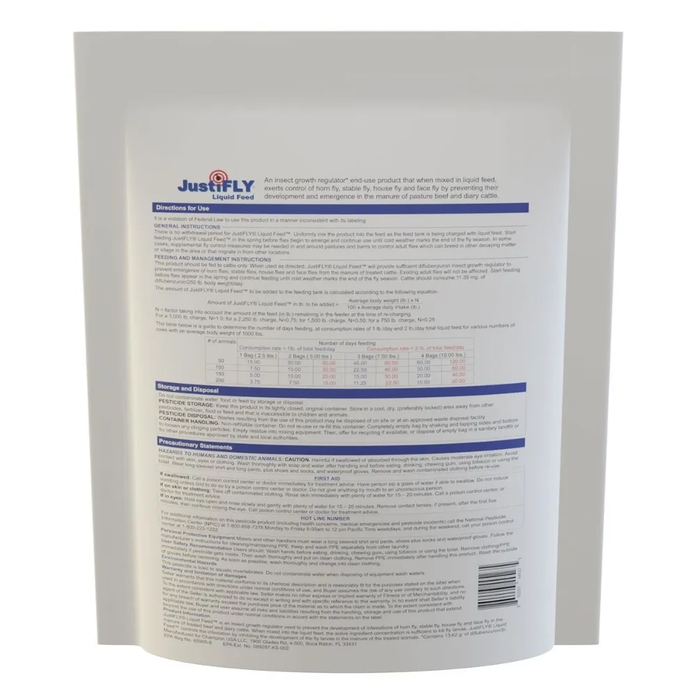 JustiFLY Liquid Feed Additive For Cattle - Image 5