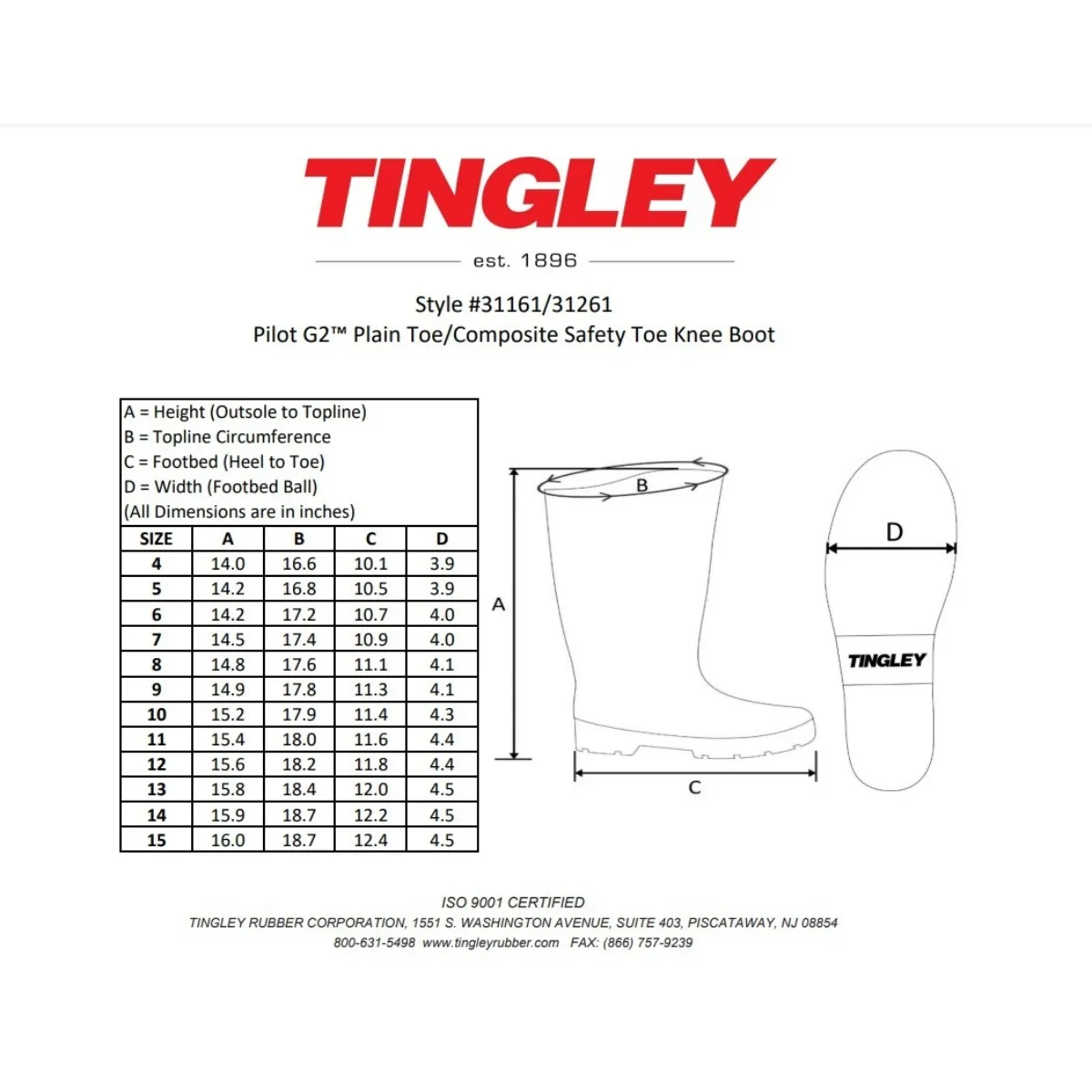 Pilot G2 PVC Knee Boots For Men And Women - Image 4