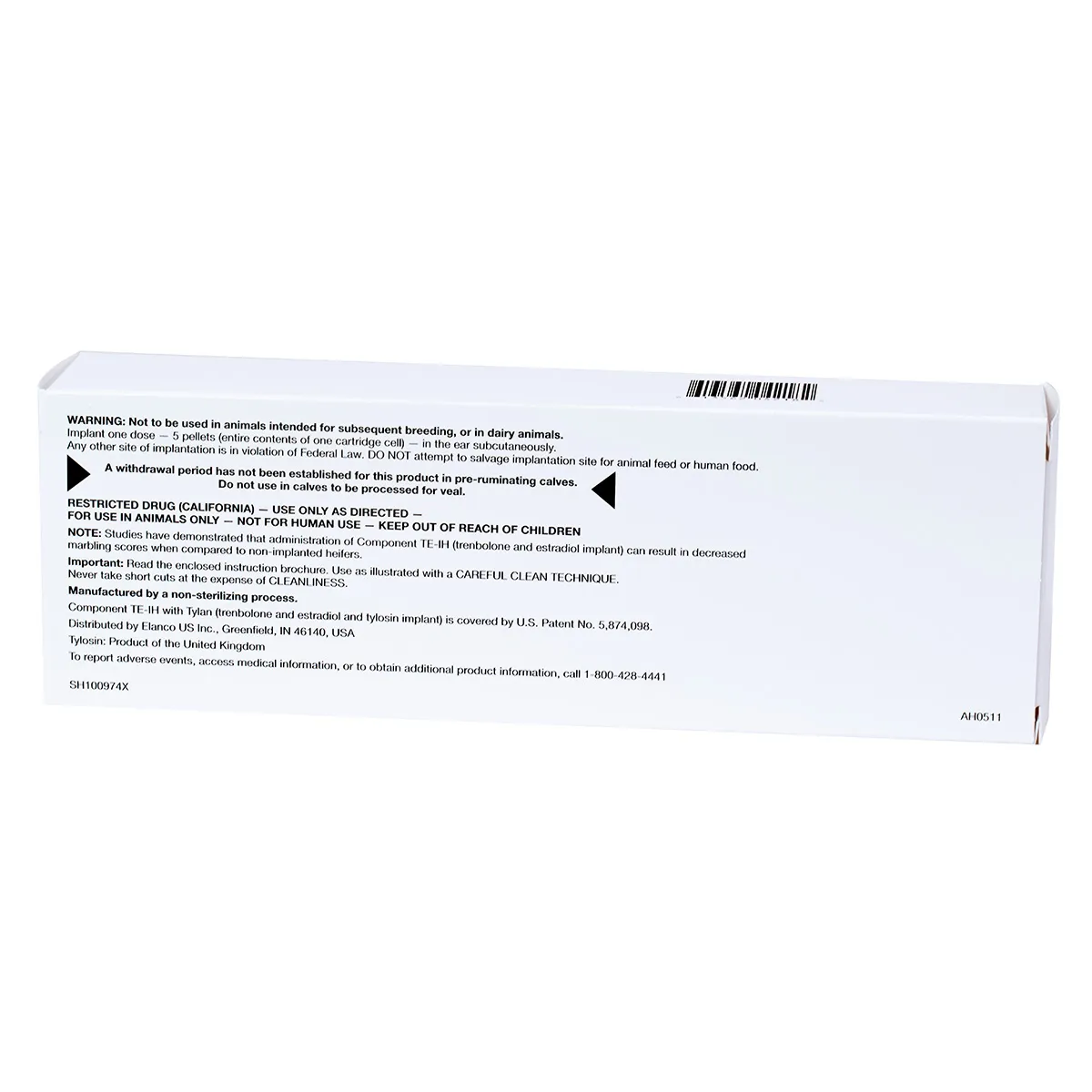 Component TE-IH With Tylan Cattle Implants - Image 2