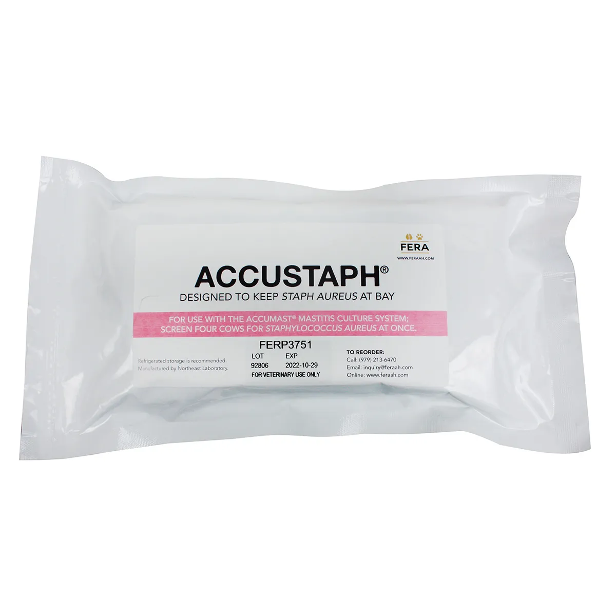 ACCUSTAPH On-Farm Mastitis Culture Test Kit
