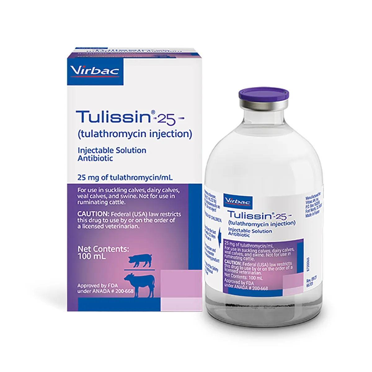 Virbac Tulissin 25 Injectable Rx