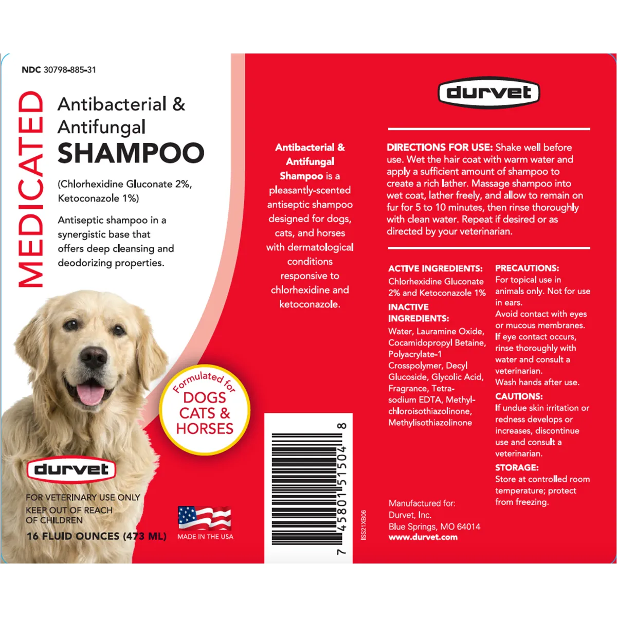 Medicated Antibacterial & Antifungal Shampoo - Image 2